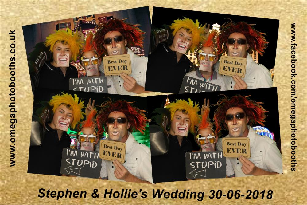 Stephen & Hollie's Wedding | View more photos from the event at gallery.omegaphotobooths.co.uk/u/OmegaPhotobooths/Stephen-Hollies-Wedding